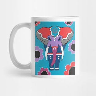 DECORATIVE Elephant Painting Mug